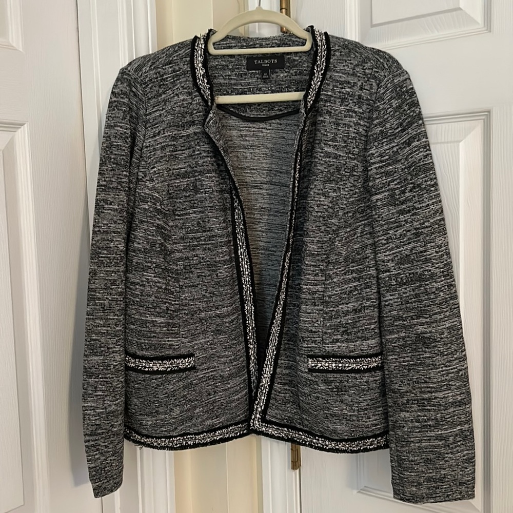 Talbots Open-front Blazer